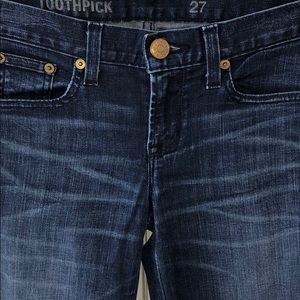 J.Crew Toothpick Vista Wash Skinny Jean Ankle Zip